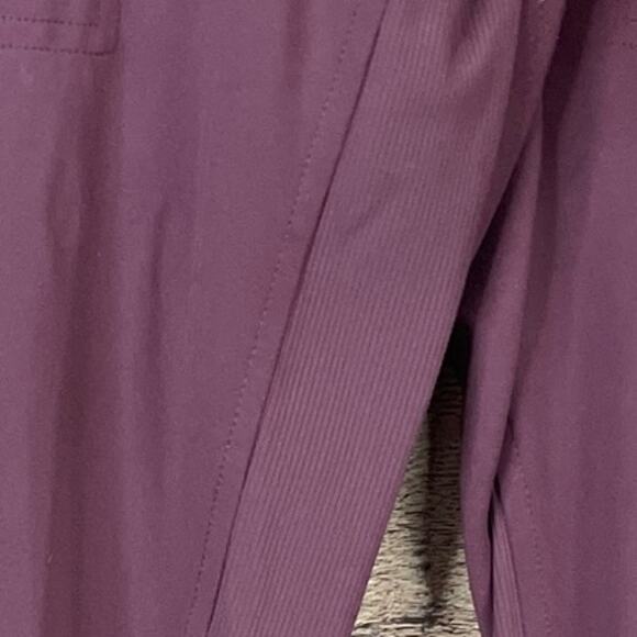 Athleta Venice Velvet Stripe Jogger Pants Decadent Chocolate SZ 1X - Picture 4 of 11